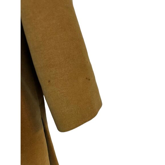 Vintage Stroller Coat 60s Mod Retro Sheep Fur Collar - Picture 5 of 16